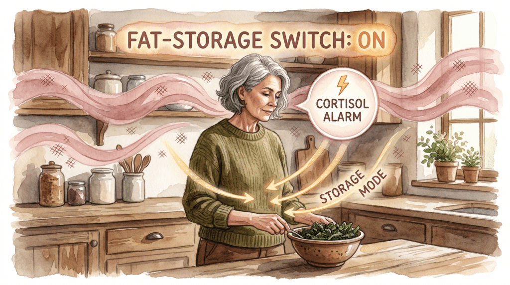 cortisol-alarm-fat-storage-mode