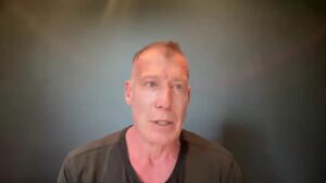 Jon Gabriel speaking during his live Zoom call about getting in the best shape of your life over 55